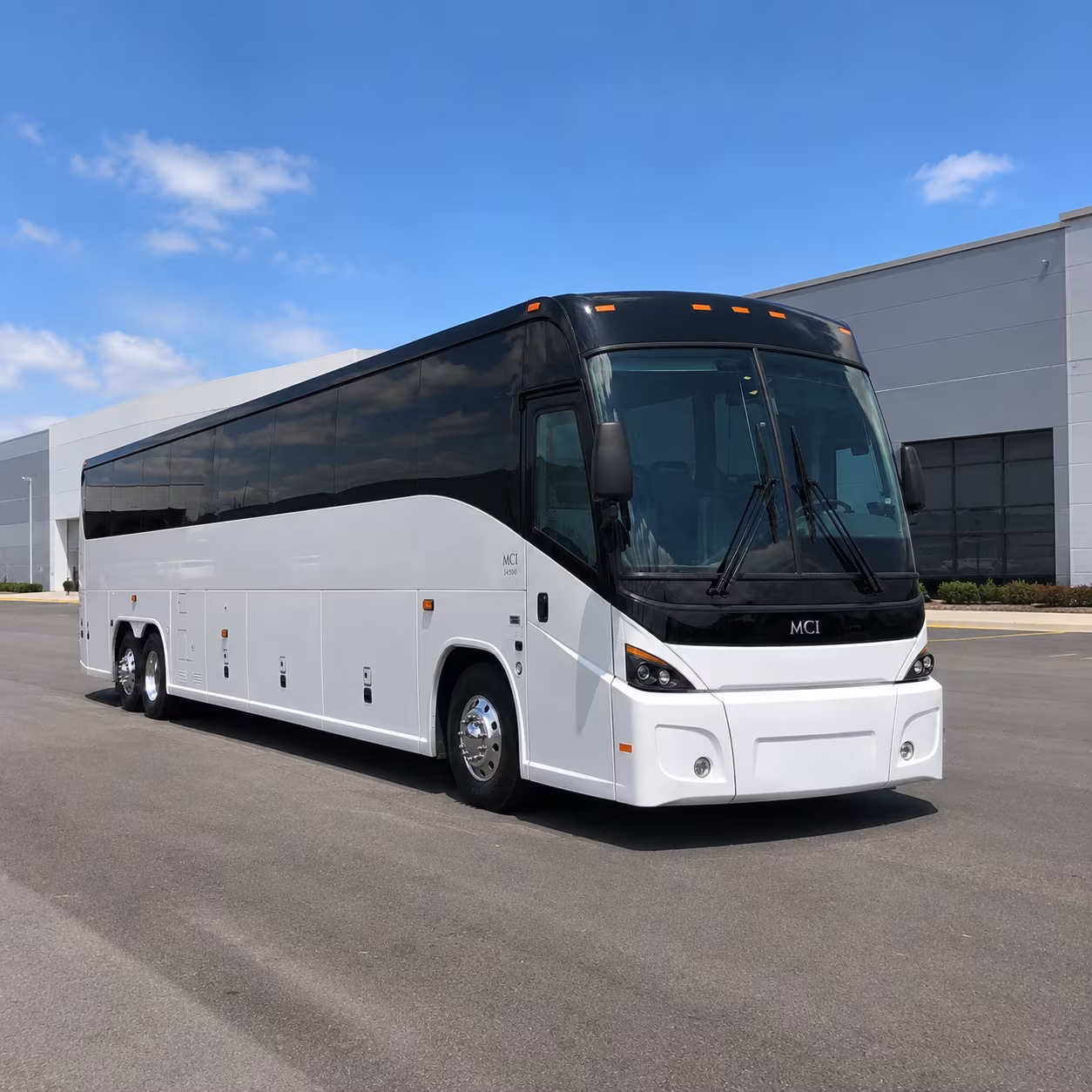 tamarac charter bus rental exterior