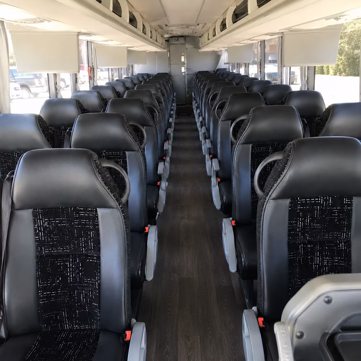 tamarac charter bus rental inside