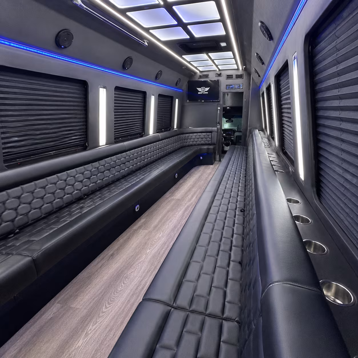 tamarac party bus rental interior