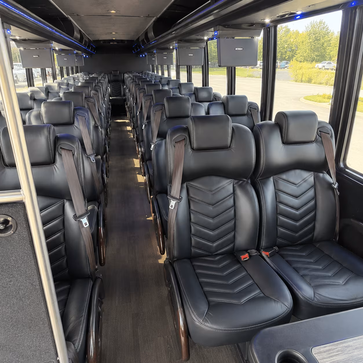 tamarac wedding transportation onboard seating