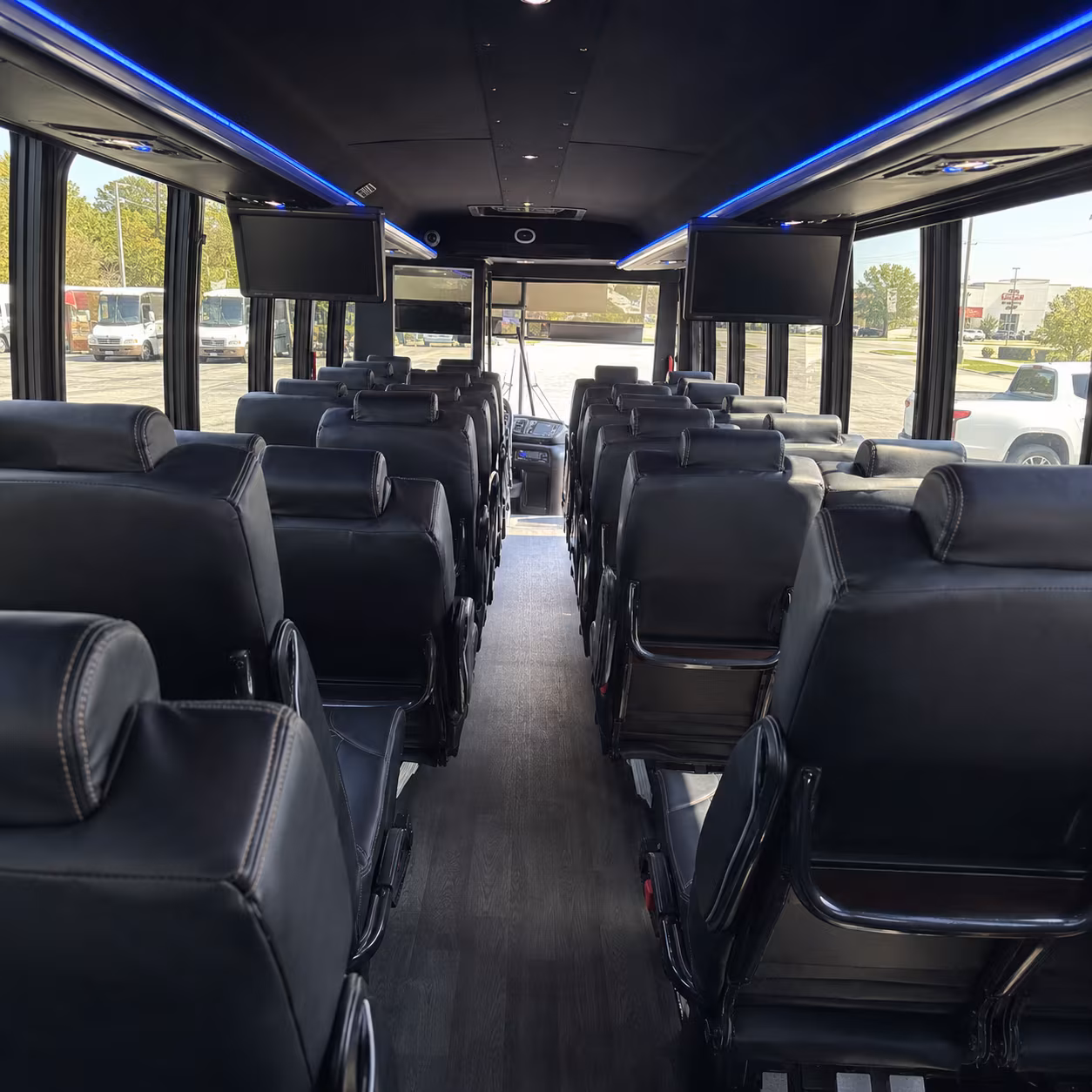 tamarac wine tour brewery transportation onboard seating