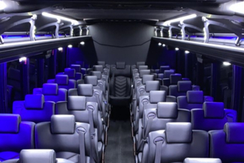 Tamarac Charter Bus Interior